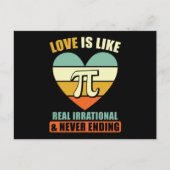 Pi Math Saying ポストカード (正面)