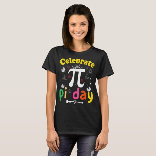 Pi Math Science STEM 3 14 Pi Day 1 Tシャツ (正面フル)