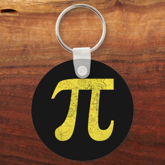 Pi - Math Symbols キーホルダー (正面)