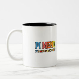 Pi Menu Coffee Mug – Funny Math Pi Lover Gift ツートーンマグカップ