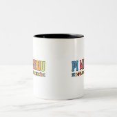 Pi Menu Coffee Mug – Funny Math Pi Lover Gift ツートーンマグカップ (中央)