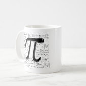 Pi Mug - The Perfect Math Lover's コーヒーマグカップ (正面左)