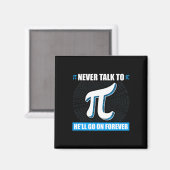 Pi PiのHappy Pi日の数学と決して話さない マグネット (正面/裏面)