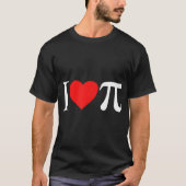 Pi Pi Dayが大好きおもしろいだ Tシャツ (正面)