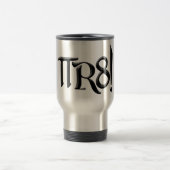 PI R8 -海賊はギークの方法を綴りました トラベルマグ (中央)