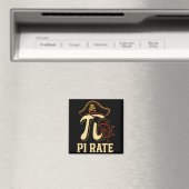 Pi Rate Funny Math Pirate Pi Day 3.14 Teacher  マグネット (インサイチュ (食洗機))