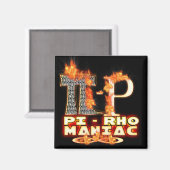 Pi - Rho MANIAC – ギリシャ文字(PYRO) マグネット (正面/裏面)