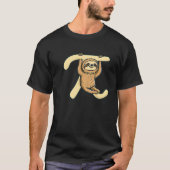 Pi Sloth Symbol Pi Day Tシャツ (正面)