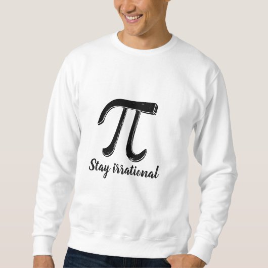 Pi Sweatshirt -オタク系の&数学インスパイア心地よい! スウェットシャツ (正面)