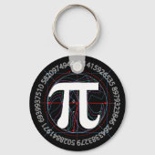Pi Symbol Design キーホルダー (正面)