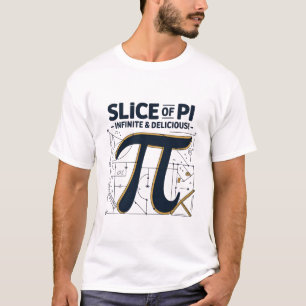 Pi Tシャツのスライス – 祝Pi Day withスタイル! Tシャツ