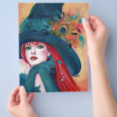 「Pia Dora のハロウィーンの魔女フライヤー」 by Renee チラシ (手)