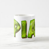Pia Name Kiwi Style Tasse Teetasse Kaffeetasse コーヒーマグカップ (中央)