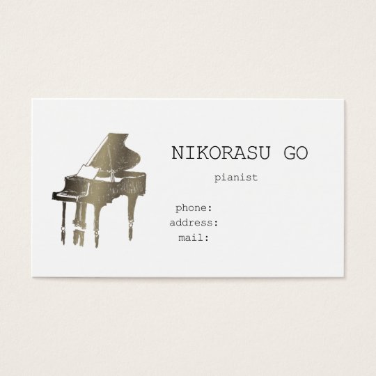pianist 名刺