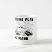 Pianist Design Grand Piano コーヒーマグカップ (中央)