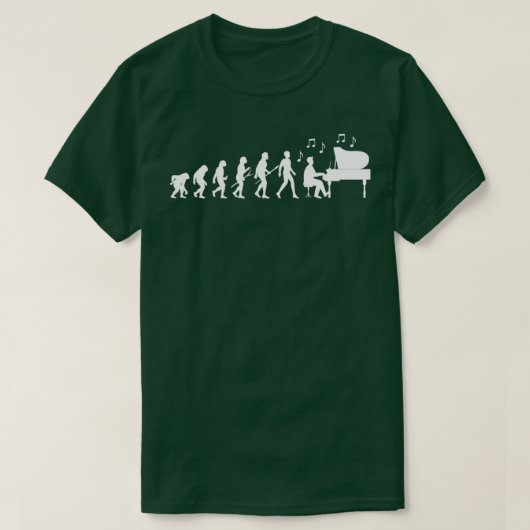 Pianist Evolution  Tシャツ (デザイン正面)