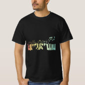 Pianist Gift Idea Keyboards Music Notes Piano  Tシャツ (正面)