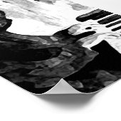 Pianista Jazz O Indian Ink Artwork Impresiones ポスター (角)