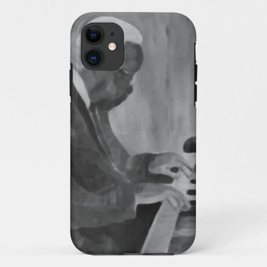 Pianista Jazz Original Oils iPhone 5, Barely There Case-Mate iPhoneケース (裏面)