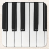 Piano スクエアペーパーコースター (正面)