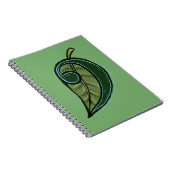 Piano Forest bass clef notebook ノートブック (右側)