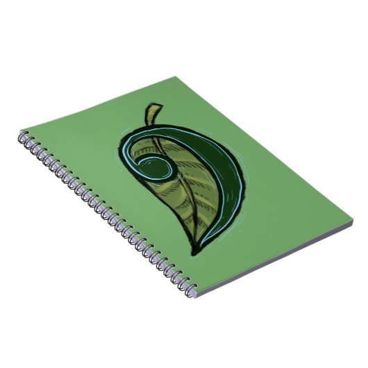 Piano Forest bass clef notebook ノートブック (右側)