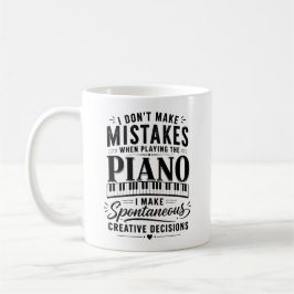 Piano Gift for Pianist and Music Teacher コーヒーマグカップ