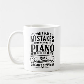 Piano Gift for Pianist and Music Teacher コーヒーマグカップ
