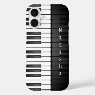 Piano Keyboard Design Smartphone Case iPhone 16ケース