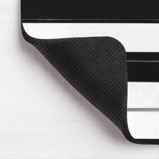 Piano Keyboard Keys マウスパッド (コーナー)