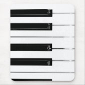 Piano Keyboard Keys マウスパッド (正面)