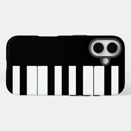 Piano Keyboard Phone Cover Case-Mate iPhoneケース (裏面 (横))