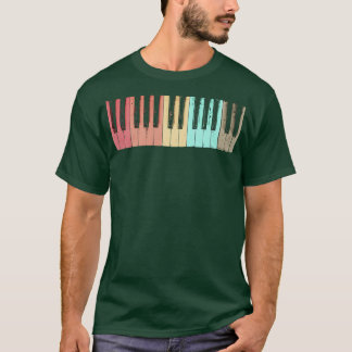 Piano Keyboard Pianist Player Musician Musical Mus Tシャツ