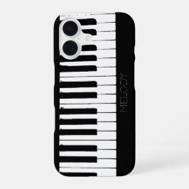 Piano Keys | 縦型 | カスタマイズ可能 iPhone 16ケース