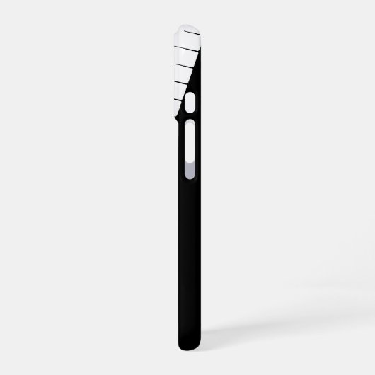 Piano Keys | Angled | Customizable iPhone 16ケース (左側面)