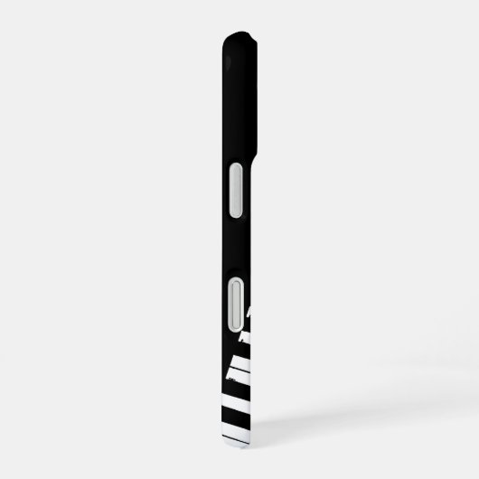 Piano Keys | Angled | Customizable iPhone 16ケース (右側面)