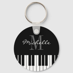 Piano keys keychain for kids, pianist or teacher キーホルダー