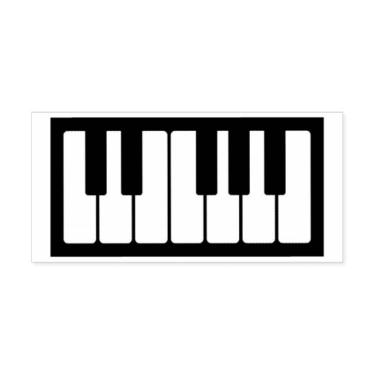 Piano Keys Musician Music Teacher Instrument       ラバースタンプ (インプリント)