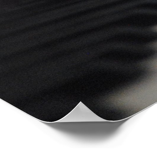 Piano Keys with a Red Rose ポスター (角)