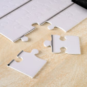 Piano Keys with Music and Dance Life Quote ジグソーパズル (側面)