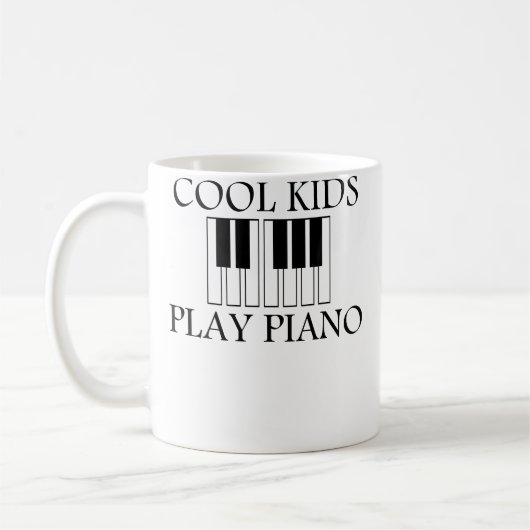 Piano Men Women And Kids Styles コーヒーマグカップ (左)
