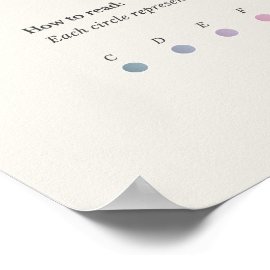 Piano Notes: Clair de Lune Poster ポスター (角)