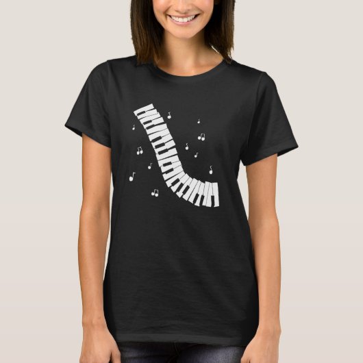 Piano Notes Tシャツ (正面)