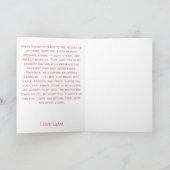 Piano of Love Hearts Valentine's Day カード (内部)