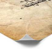 Piano Patent ポスター (角)