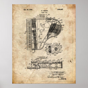 Piano Patent ポスター