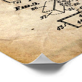 Piano Patent ポスター (角)