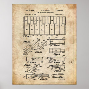 Piano Patent ポスター