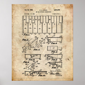 Piano Patent ポスター
