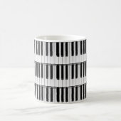 Piano pattern コーヒーマグカップ (中央)